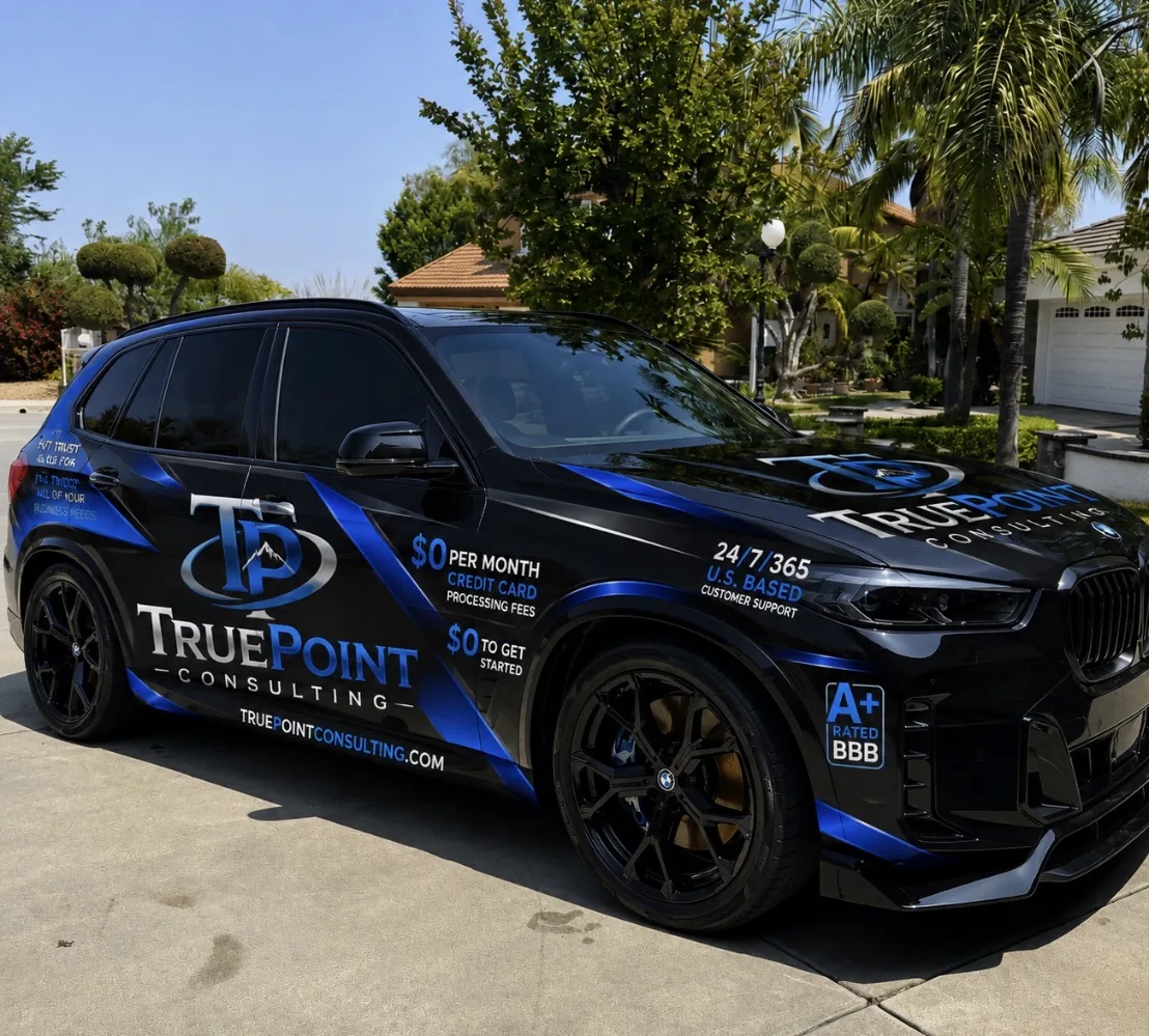 Branded TruePoint Consulting company vehicle